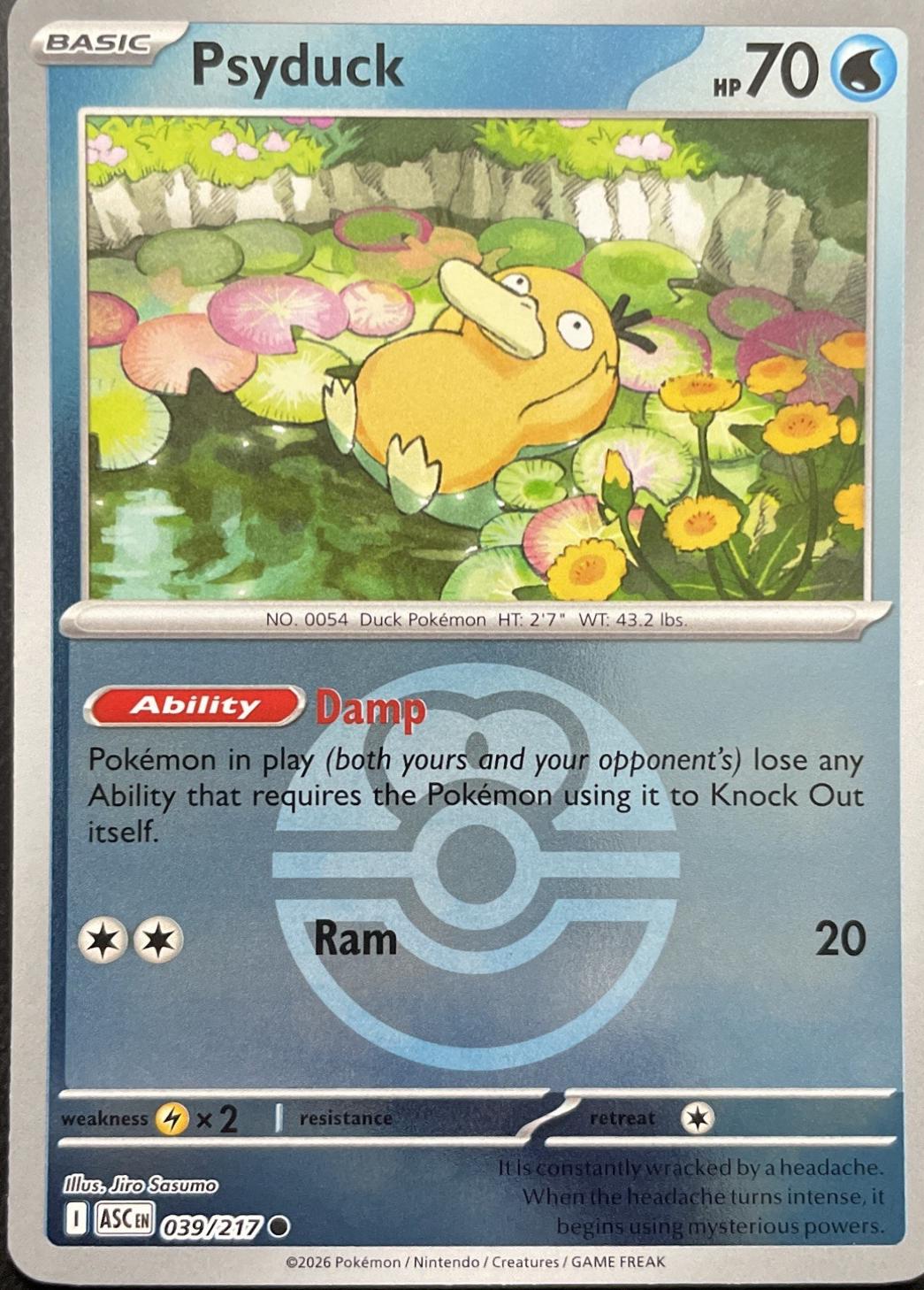 Ascended Heroes Psyduck [Ball] Pokémon card